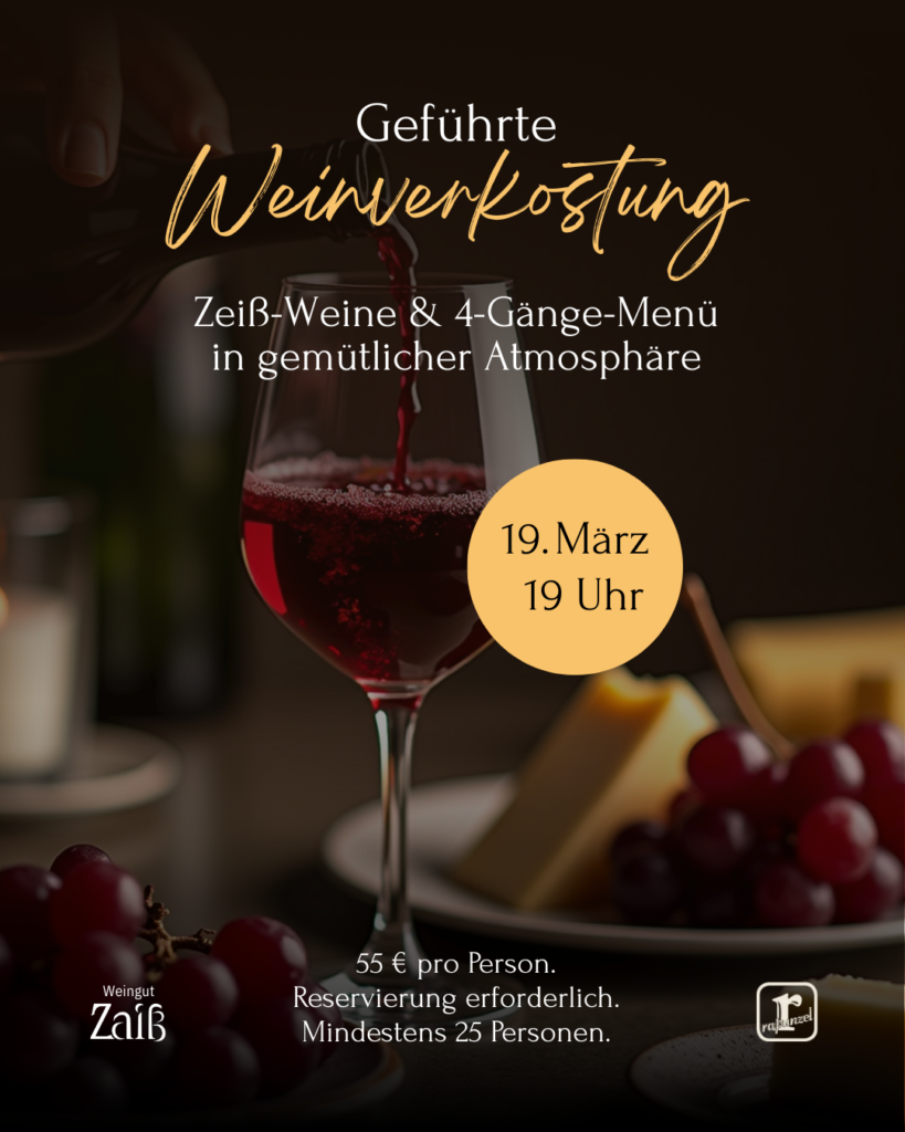 Rapunzel Weinverkostung