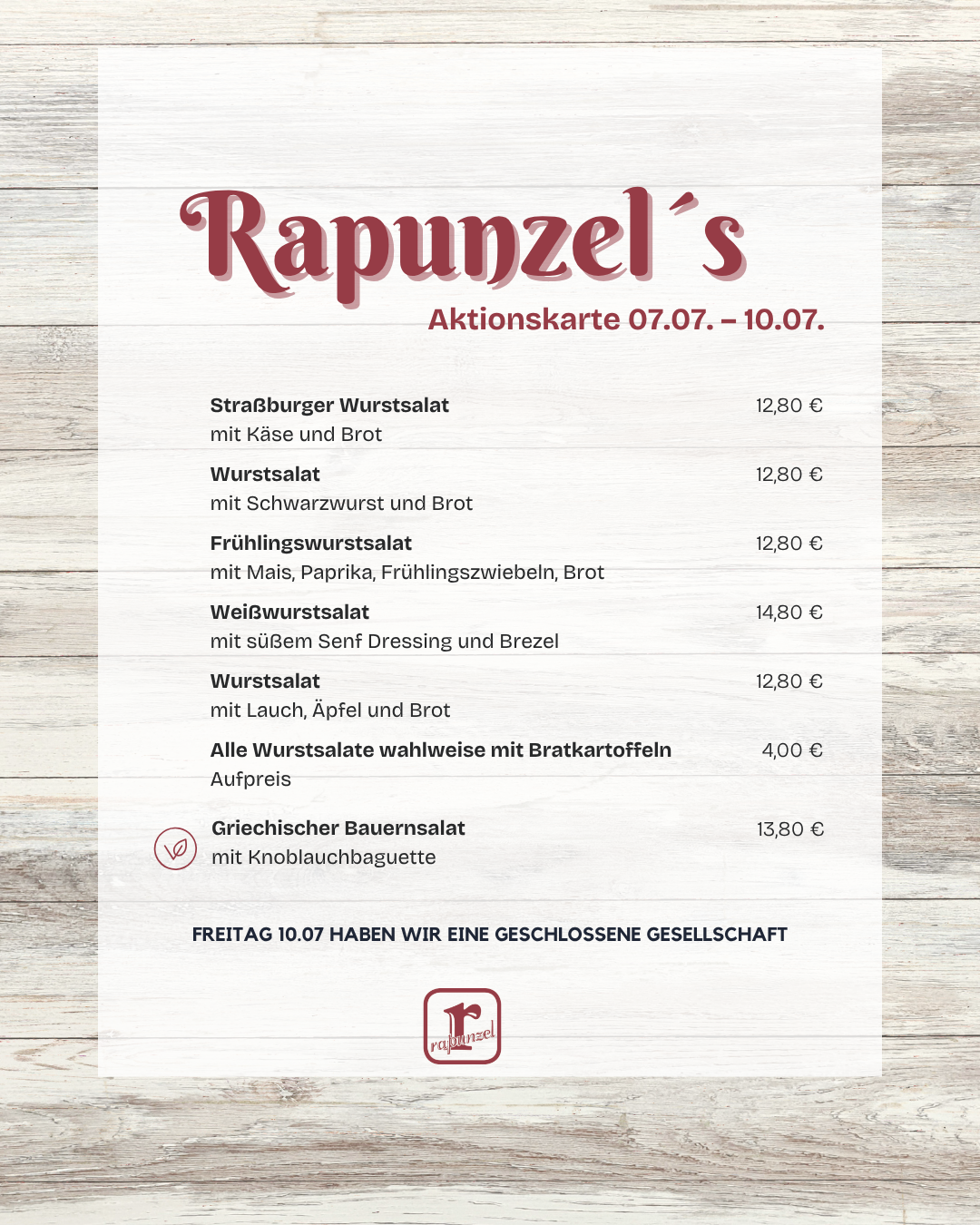 Aktionskarte 07.07. – 10.07.