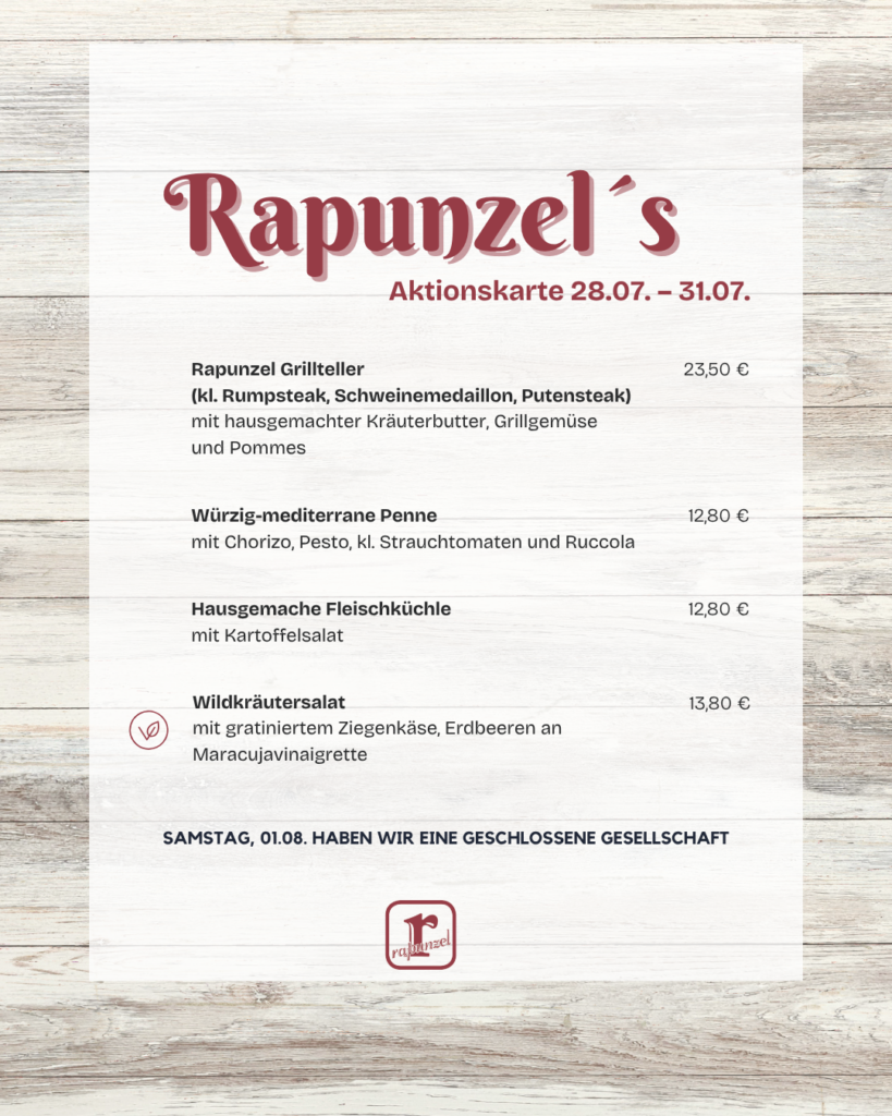 Aktionskarte 28.07. – 31.07.